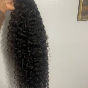 Voluminous Black Curly Hair Wig